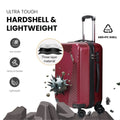 Fagoza Hardshell Luggage Set: 3-Piece Spinner Suitcases Fagoza